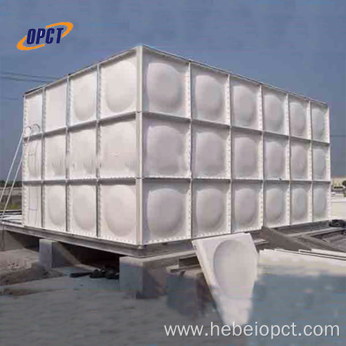10m3 farms fiberglass smc rectangular elevated water tank